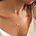 thumbnail image 5 of Turandoss Initial Heart Necklaces for Women 14K Gold Plated Cute Dainty Pendant Personalized Jewelry Birthday Teacher Appreciation Mothers Day Graduation Gifts for Her Mom Kids Teen Girls Wife Ideas, 5 of 8