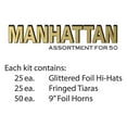 thumbnail image 3 of New Year Manhattan Assortment Contains 100 items for your party of 50 guests, 3 of 3
