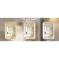 thumbnail image 5 of Strafriture LED Medicine Cabinet Mirror for Bathroom 15.75x23.62 Inch Wall Mounted or Recessed Medicine Cabinet with Lights Mirror and Removable Shelves, 5 of 17