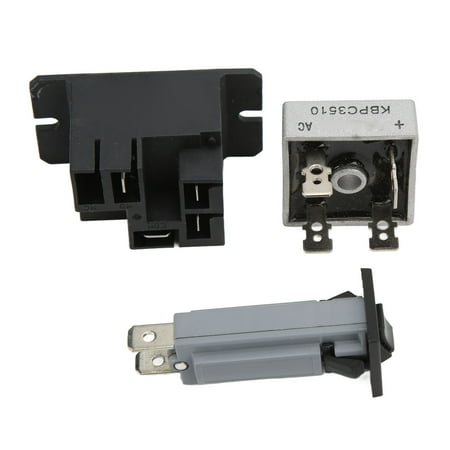 

Relay Rectifier Circuit Breaker Kit Antirust Metal Alloy Battery Charger Repair Kit For Auto Replacement For Club Car Power Drive2 22110 17930