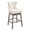 Natural Wood, variant on HomCom Bar Stool with Swivel, Natural Wood, Set of 2