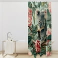 thumbnail image 2 of Juego de cortinas de baño impermeables Koala con ganchos: cortinas estampadas para una decoración elegante., 2 of 6