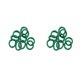 thumbnail image 3 of Anillos para el cabello Sonducket 20 piezas Alta elasticidad Verde 2Conjunto, 3 of 6