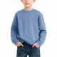 thumbnail image 1 of Blusas y camisas de manga larga con cuello redondo para niño, color liso, cuello redondo, talla mediana, manga larga, informal, cómoda, blusa de poliéster para niños de cedro, 1 of 7
