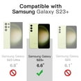 thumbnail image 2 of JETech Matte Case for Samsung Galaxy S23+ / S23 Plus 5G 6.6-Inch, Frosted Translucent Back Protective Slim Phone Cover, Anti-Fingerprints (Lime), 2 of 7