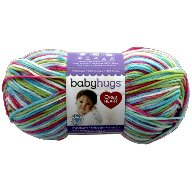 Red Heart Baby Hugs Medium Yarn, Hopscotch