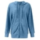 thumbnail image 2 of Suéteres para Mujer, Sudaderas de Punto de Larga con Cremallera, Sudaderas Acanaladas, Sudaderas Casuales Holgadas con Bolsillo. Azul S, 2 of 8