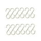 thumbnail image 1 of 12x ganchos de Metal en forma de S, ganchos para estante de ollas de cocina, ganchos multifuncionales de 3,6 pulgadas para armario resistente, ollas, Plata, 1 of 9