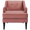 thumbnail image 5 of Armchair and Sofa Set, Set of 2, Velvet, Pink, Modern Contemporary Urban Design, Living Lounge Room Hotel Lobby Hospitality, 5 of 5