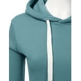 thumbnail image 2 of Doublju Women's Basic Lightweight Pullover Hoodie Sweatshirt with Plus Size, 2 of 5