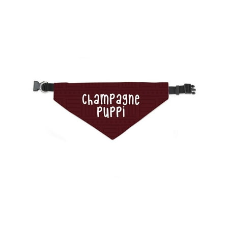 Champagne Puppi Pet Bandana -Smartprints Designs, Large