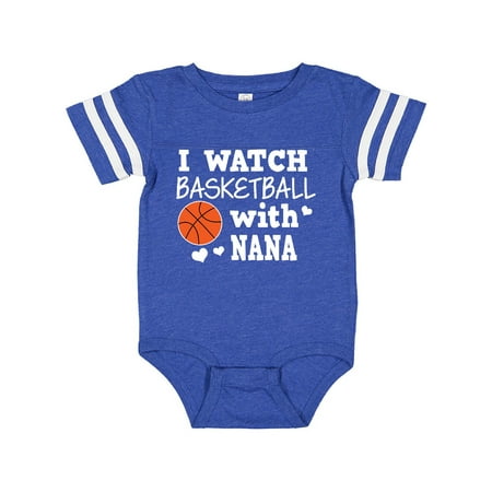 

Inktastic I Watch Basketball with Nana Gift Baby Boy Bodysuit
