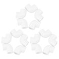 thumbnail image 1 of 15 Pieces 20mm Dia 90 Angle Degree Elbow PVC Pipe Fittings Adapter Connector White, 1 of 8