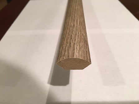 Dekorman Laminate Quarter Round – Ash Oak, 7.875ft(L) x 1'(W)