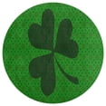 thumbnail image 3 of Clover Pattern Round Carpet Circle Rug Outdoor Patio Area Rug Washable Large Area Rugs Hallway Room Decor Fitness Mats, 3 of 8