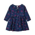 thumbnail image 1 of Robe Imprimée à Manches Longues pour Filles Bébés Enfants Robe Princesse Florale, 1 of 9