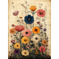 thumbnail image 1 of Qisvanset 12x16 Inch Psalm Floral Canvas Wall Art, Vintage Bible Verse Art Aesthetic Room Interior Wall Decor, 1 of 8
