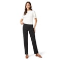 thumbnail image 4 of No nonsense Women's Ponte Straight Leg Leggings Pull-On Pants, Black, Small, 4 of 4