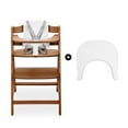 thumbnail image 4 of hauck Alpha+ Adjustable Wooden High Chair Set, Walnut, 4 of 17