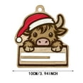 thumbnail image 2 of Funny Christmas Cartoon Cow Stand Christmas Ornament Christmas Tree Pendant 1 Piece Car Pendant Home Tree Decoration Christmas Tree Ornament Home Decoration 1 Pc, 2 of 3