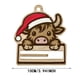 thumbnail image 3 of Divertido Adorno Navideño Con Vaca De Dibujos Animados Adorno Navideño Colgante Para Árbol De Navidad 1 Pieza Colgante Para Coche Decoración Para El Árbol Decoración Para El Árbol De Navidad Decorac, 3 of 4