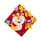 thumbnail image 3 of Pegatina decorativa para puerta de Año Nuevo chino 2025, decoración para ventana del año lunar Serpiente blanca amarilla, 3 of 9