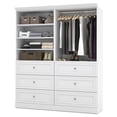 thumbnail image 2 of Versatile by Bestar 72'' Storage Kit in White, 2 of 4