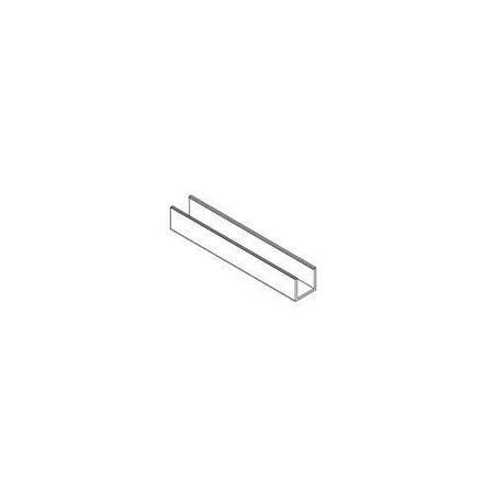 Hafele 943.33.120 Al Fresco Elite 6-Foot 7-Inch Aluminum Lower Channel for Top H