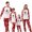 Red, variant on Yievot 2 Piece Family Christmas Pajamas Matching Sets PJ's Sleepwear Christmas Trees Graphic Printed Shirts and Plaid Pants Festival Party Sleepwear