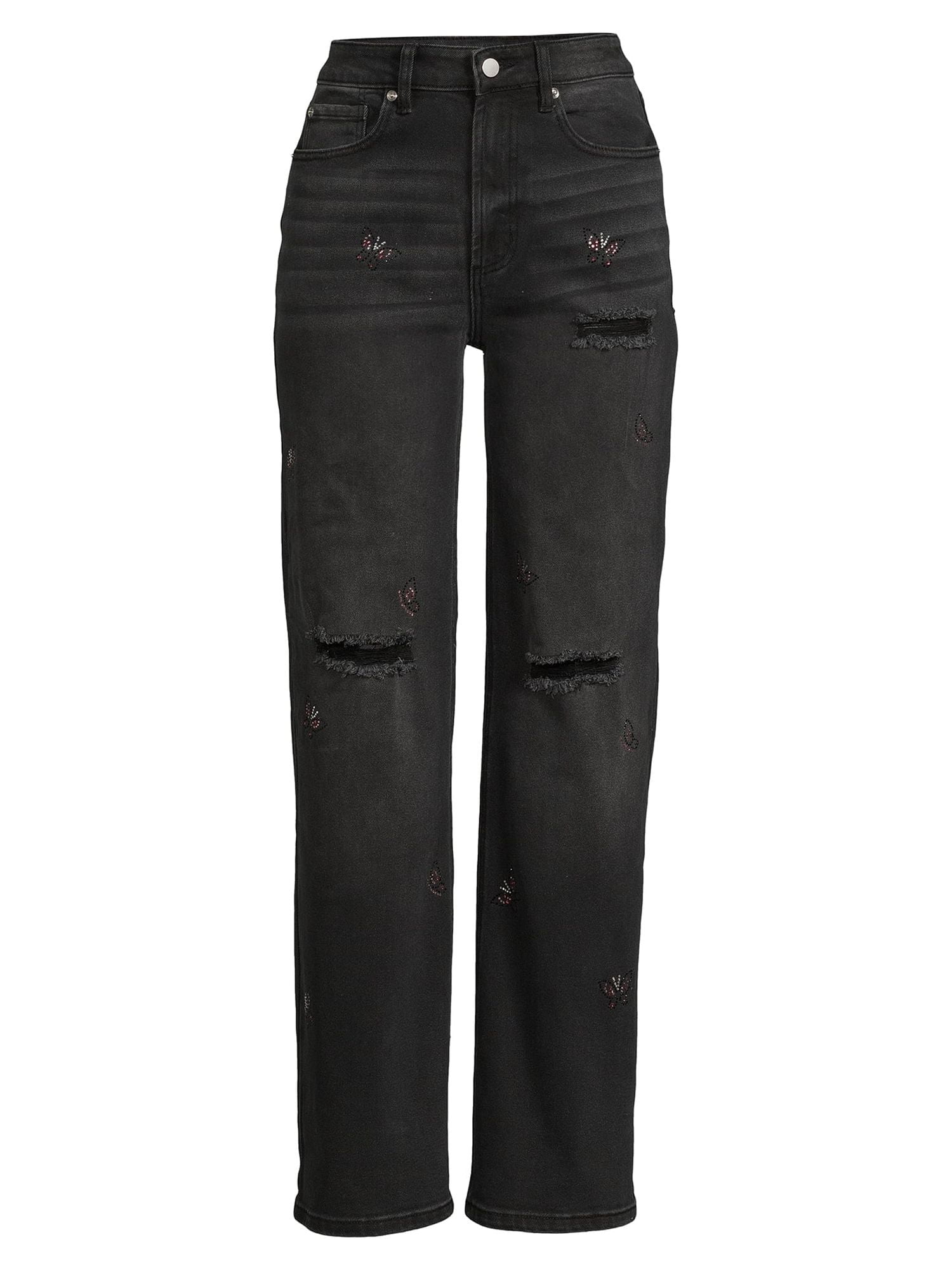No Boundaries Juniors Rhinestone Fashion Jeans