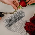 thumbnail image 2 of 1 Rouleau de Filet en Fil de Fer pour Fleurs Filet Métallique Robuste Fournitures Florales Fil de Poulet pour Jardin, 2 of 4