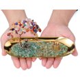 thumbnail image 4 of Vorkoi Crystal Incense Holder for Sticks, Healing Crystal Stone Money Tree Buddha Statue Set Incense Burner, Incense Trays for Wealth, Good Luck,Yoga Meditation Home Decor, 4 of 6
