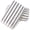 Off-white+Navy Stripes, variant on 2-Piece Striped Hand Towels - Fall Kitchen & Bathroom Towels, 13" x 29", Farmhouse & Retro, Terracotta and Off-White