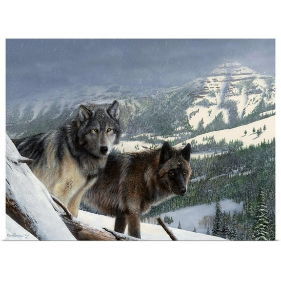 Great BIG Canvas | Rolled Kevin Daniel Poster Print entitled Vantage Point III