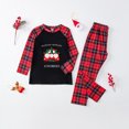 thumbnail image 2 of Odeerbi Matching Family Christmas Pajamas Sets Xmas Family Home Wear Sets 2024 Casual Printed Top with Bottom Outfits Loungewear Sleepwear Jammies for Kids, 2 of 5