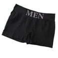 thumbnail image 2 of rygai Men Boxers Mid Waist Seamless Casual Lightweight Men Briefs for Sleeping,Black One Size, 2 of 8