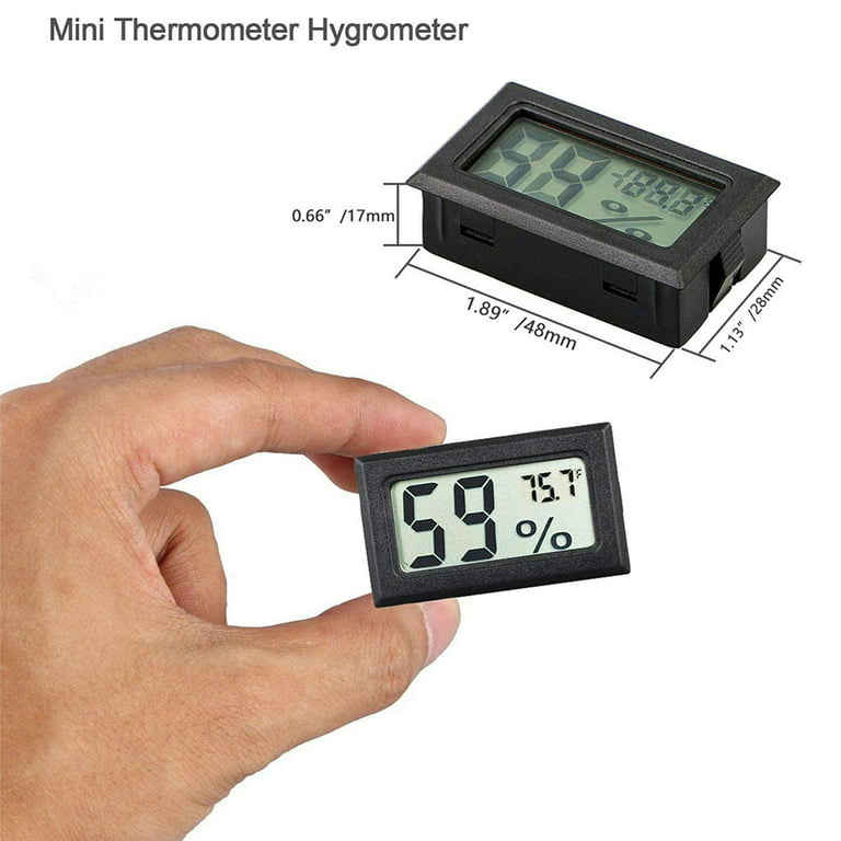 Elbourn 2-Pack Thermometer Hygrometer - Indoor Thermometer