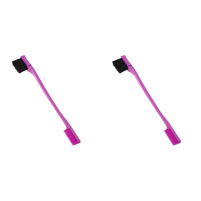 Cepillo Control Bordes para Cepillar Los Hacia Atrás Peinar () Púrpura
