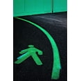 thumbnail image 2 of Del Santo, Francesco 11x14 White Modern Wood Framed Museum Art Print Titled - Green Path, 2 of 4