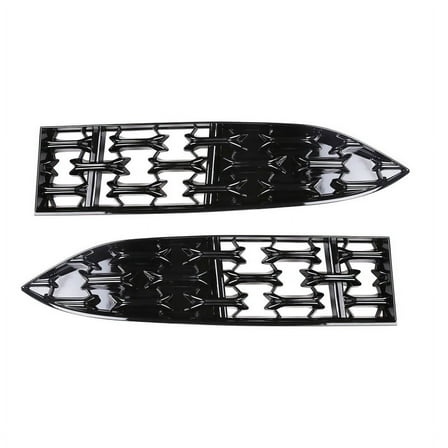 Car Front Lower Bumper Grill Grille Moulding Cover for CX5 -5 2022  Front Bottom Middle Net Decoration B,2 * Bumper Lower Grilles,black