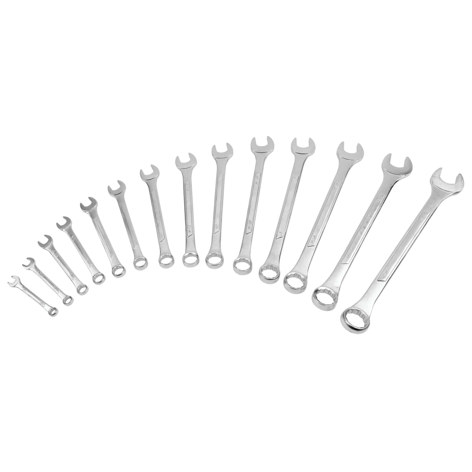 Performance Tool W1114 Sae Combination Wrench Set, 14-Piece