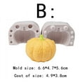 thumbnail image 1 of 3D Halloween Pumpkin Cake Mold - Silicone Chocolate Mold for DIY Baking and Decorating, 1 of 4