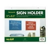 Glolite Nudell 38008 Acrylic Sign Holder, Horizontal, 11 X 8 1/2, Clear