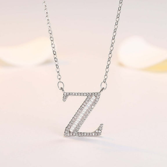 Wioihee Under $2.00 Plated DIY Your Name My Last Name 26 English Words Mother and Daughter Necklace