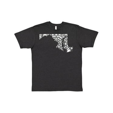 Inktastic Maryland Silhouette Mandala T-Shirt