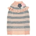 thumbnail image 1 of KNIT DOG SWEATER - PINK WAVY, 1 of 1