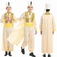 thumbnail image 1 of Indian Prince Costume for Men Aladdin Cosplay Halloween Carnival Party Costume, 1 of 4