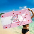 thumbnail image 2 of Tupukom Summer Beach Towels Oversized 29.5"x59" Sandproof Non-Slip Machine Washable Quick Dry Beach Blanket Pool Towel for Summer Festivals Cruise Essentials Lounge Chair Cover, 2 of 6