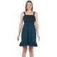 thumbnail image 4 of Vestido Maternidad Algodón Fresco Cómodo Vestido Embarazo Verano Casual Tirantes Ajustable Color Azul Marino, 4 of 5