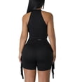 thumbnail image 6 of ZZwxWA Summer Sexy Two Piece Short Set for Women Crop Tank Top and Biker Shorts Sets Bodycon Workout Outfit Jumpsuit, 6 of 7